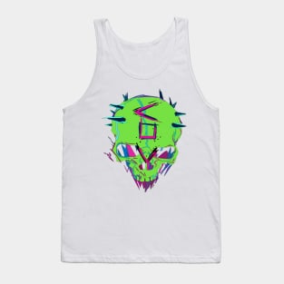 Neon skull Tank Top